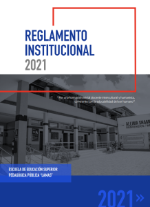 REGLAMENTO INTERNO